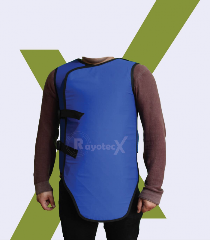 Delantal plomado extensión gónadas